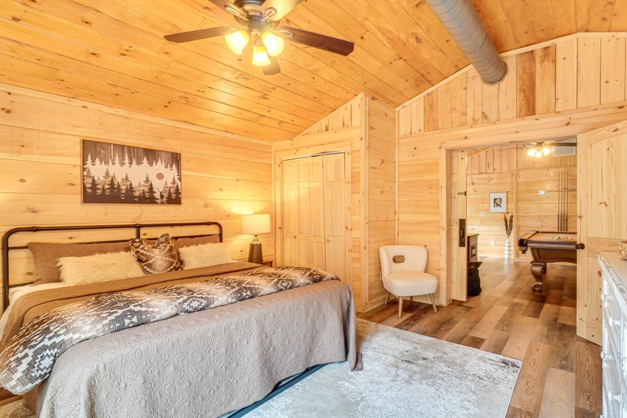 Cozy Sevierville Cabin With Hot Tub And Game Room! Pigeon Forge Exterior photo